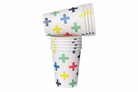 Crosses  - paper cups